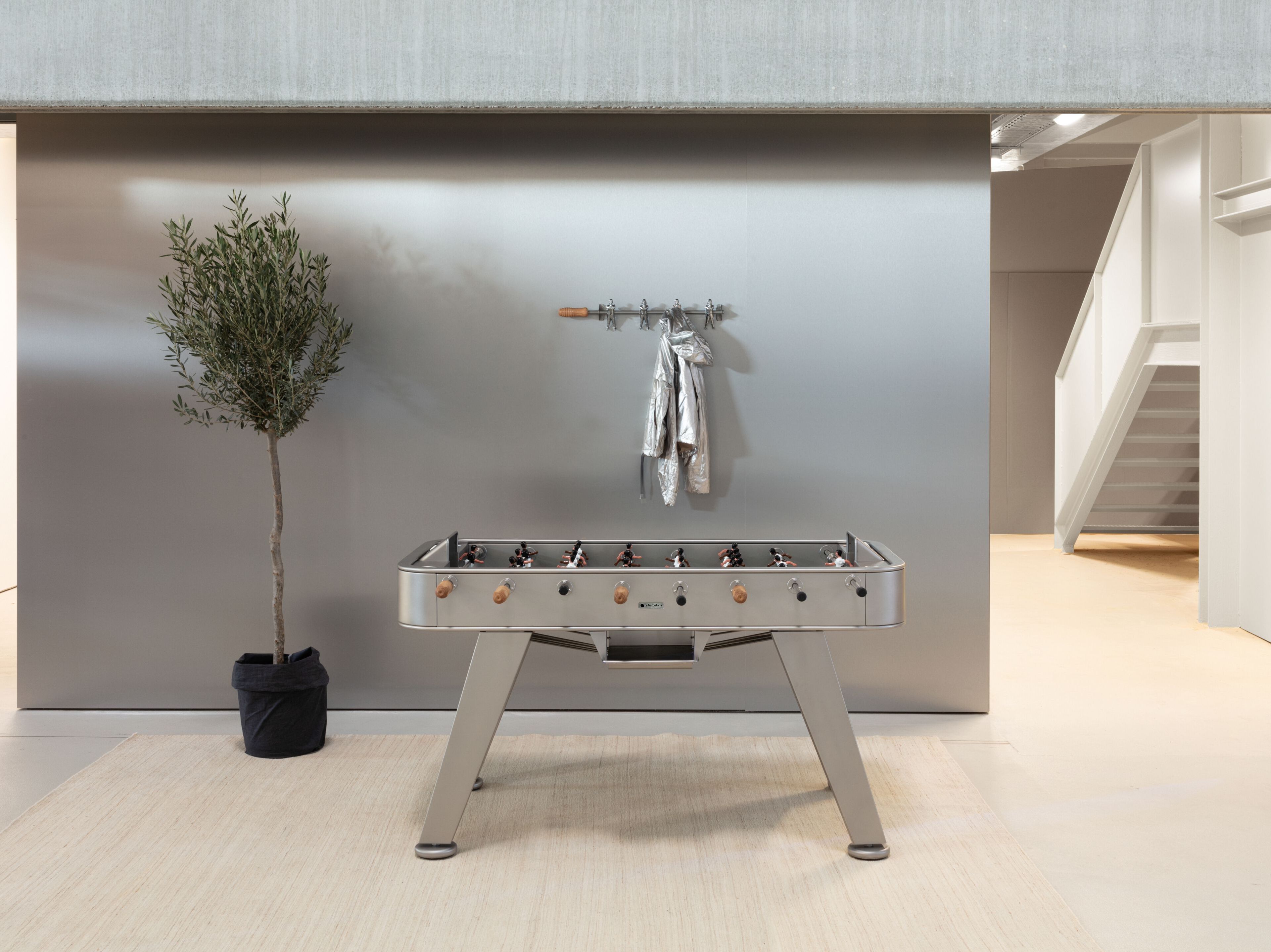 Нержавеющая сталь Calciobalilla для внутреннего и наружного применения RS Barcelona RS2 OUTDOOR FOOTBALL TABLE ARCH-00142407