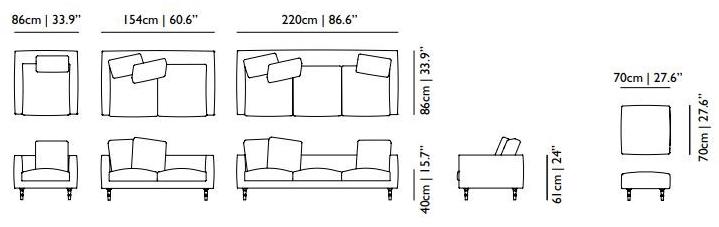 moooi 4-х местный диван Boutique sun-id-1416852 - Вид №1