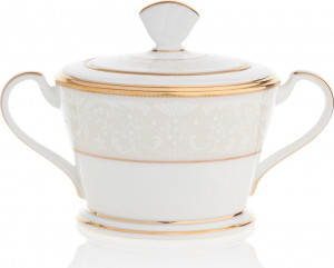 32092 Noritake Сахарница Noritake "Белый дворец" 300мл Фарфор костяной