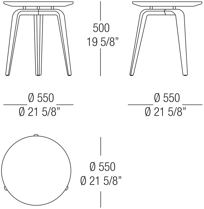 MisuraEmme Круглый деревянный журнальный столик Atelier sun-id-1392097 - Вид №13