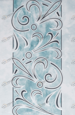 Муаре бирюзовый Декор 04 20х30 (16шт) Шахтинская Плитка 010301001660