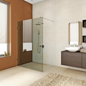 Душевая перегородка в нишу 90x200 GK-861NAITL стекло прозрачное 6 мм GUTEWETTER TREND DOOR