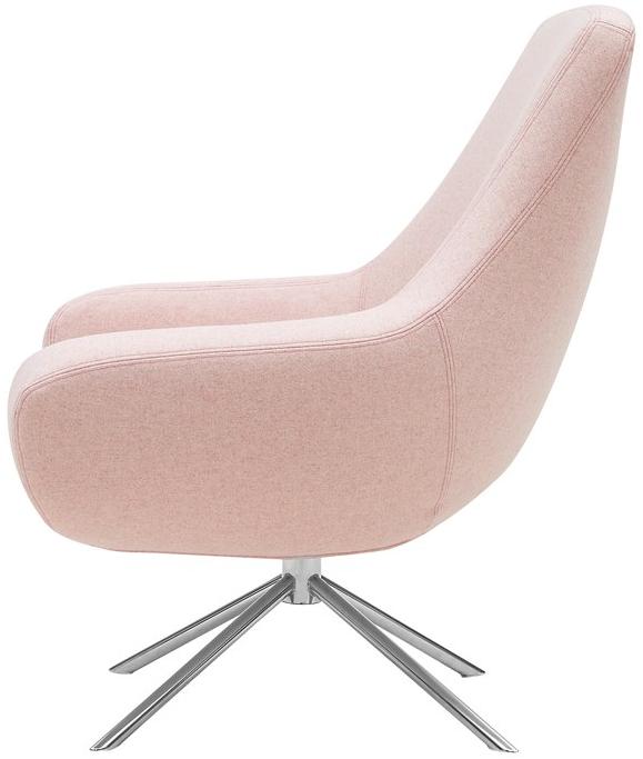 SOFTLINE Вращающееся кресло на козелке из ткани Noomi sun-id-1455624 - Вид №3