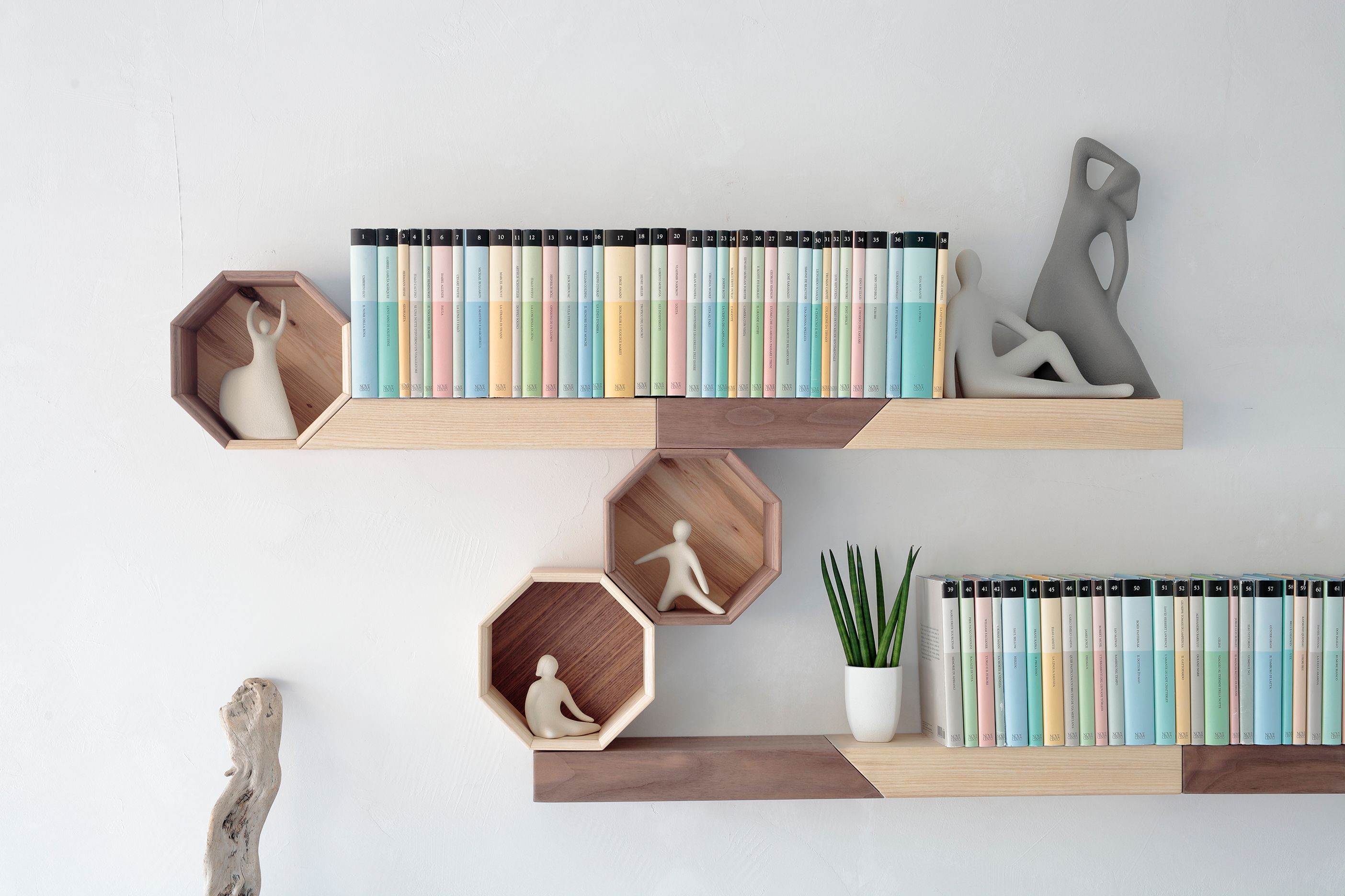 Полка из ореха и ясеня Deodara восемь ARCH-00041659 - Вид №13