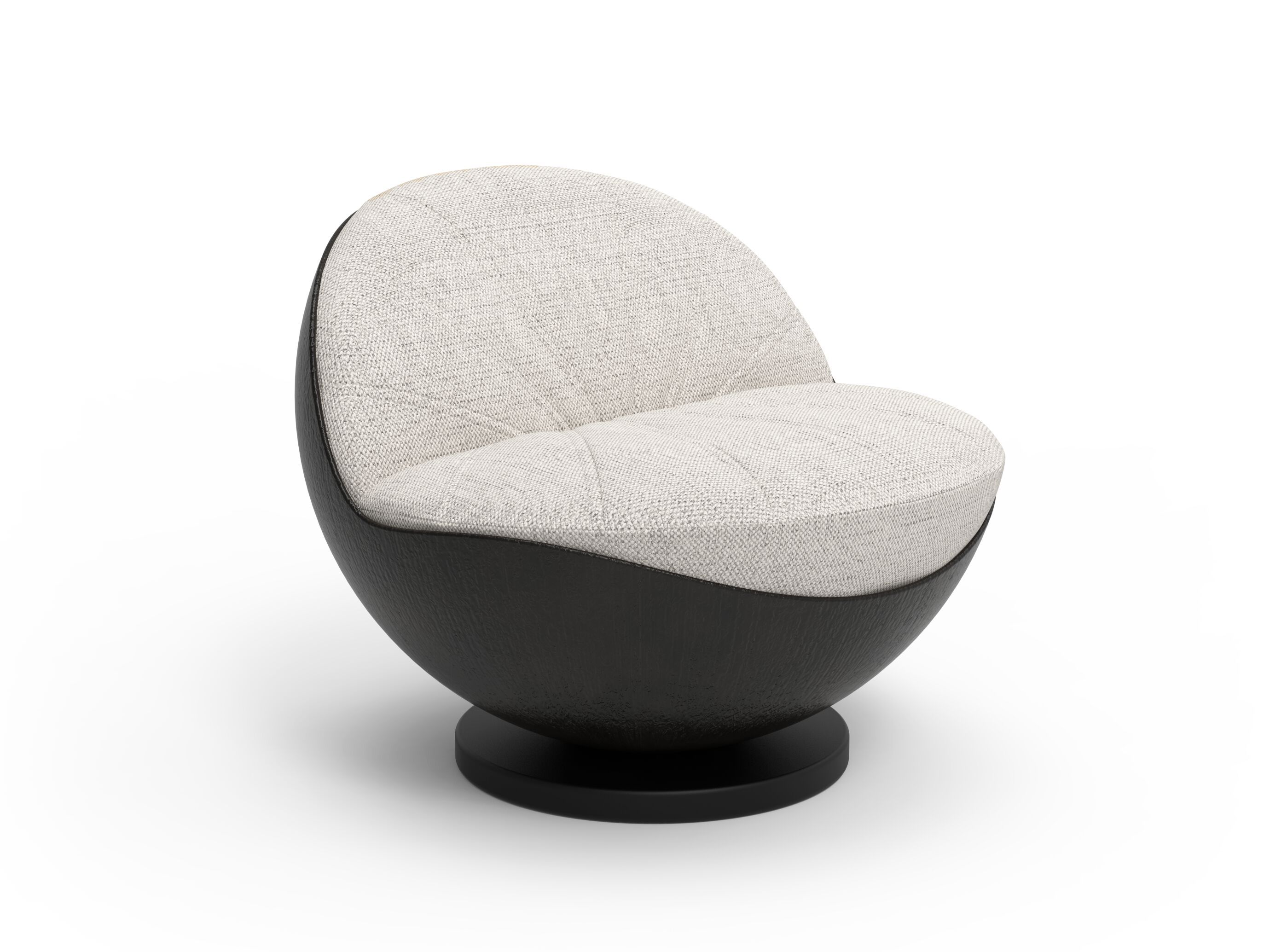 Кожаное вращающееся кресло с каркасом из стекловолокна GANSK Bola ARCH-00072131 - Вид №18