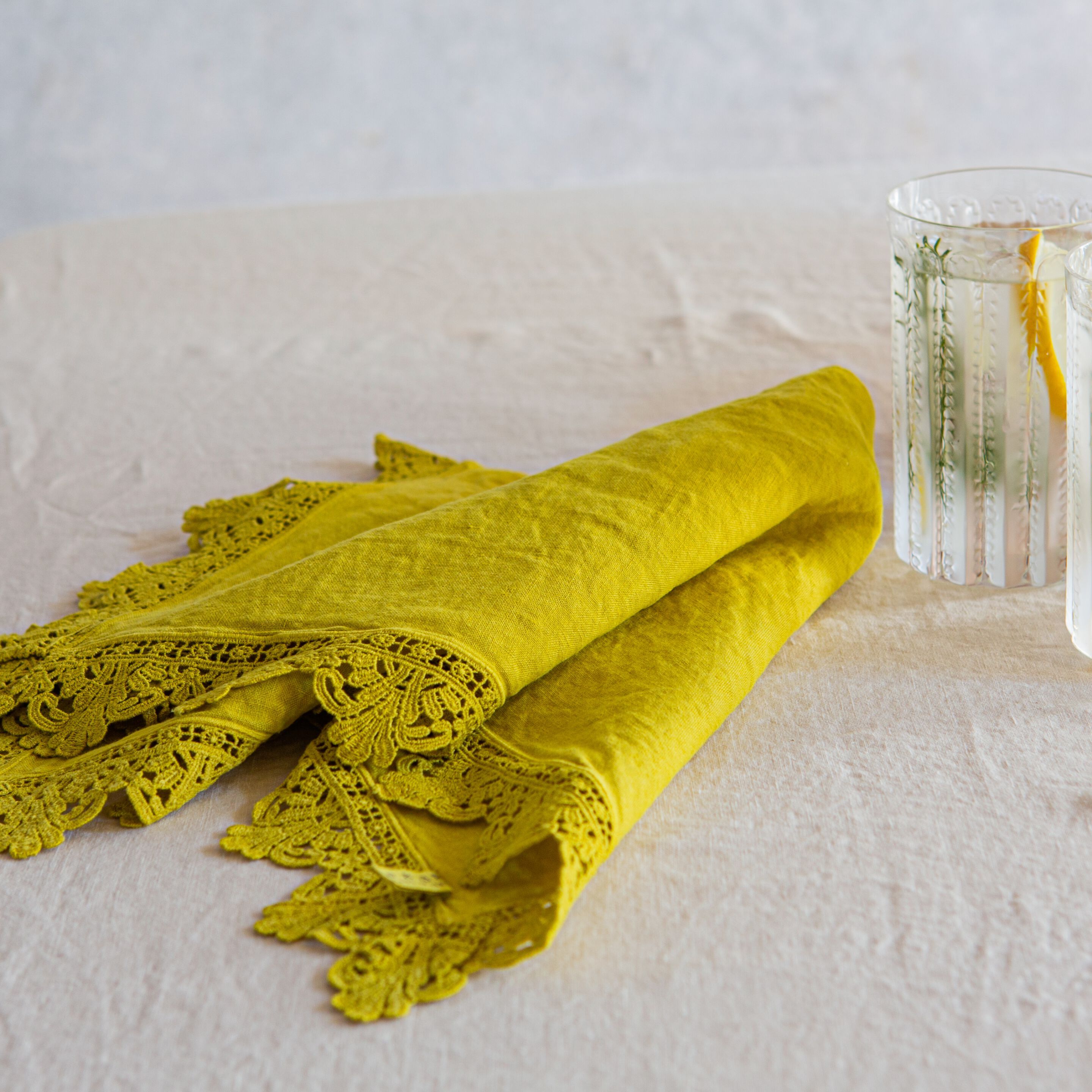 Салфетки с сицилийским кружевом Once Milano Sicily Lace ARCH-00046934 - Вид №3