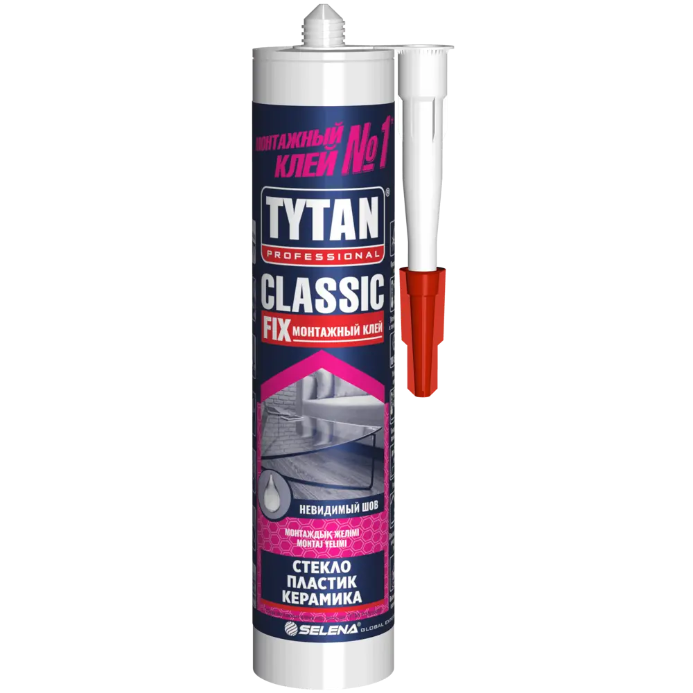 Жидкие гвозди каучуковые Tytan Classic Fix прозрачный 310 мл 89453236 STLM-2187878 
