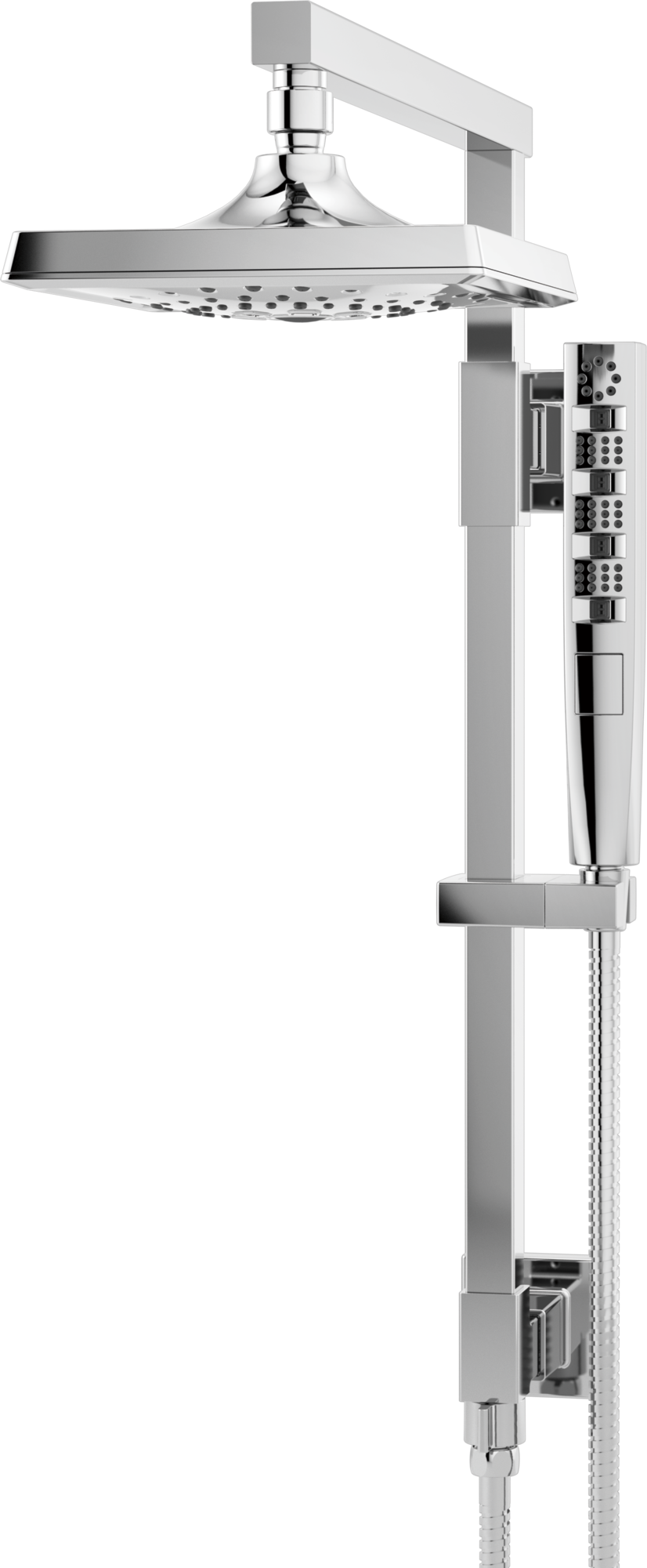 58410-KS Душевая колонна угловая 18 дюймов Delta Faucet Universal Showering Черный нержавеющий  - Вид №3