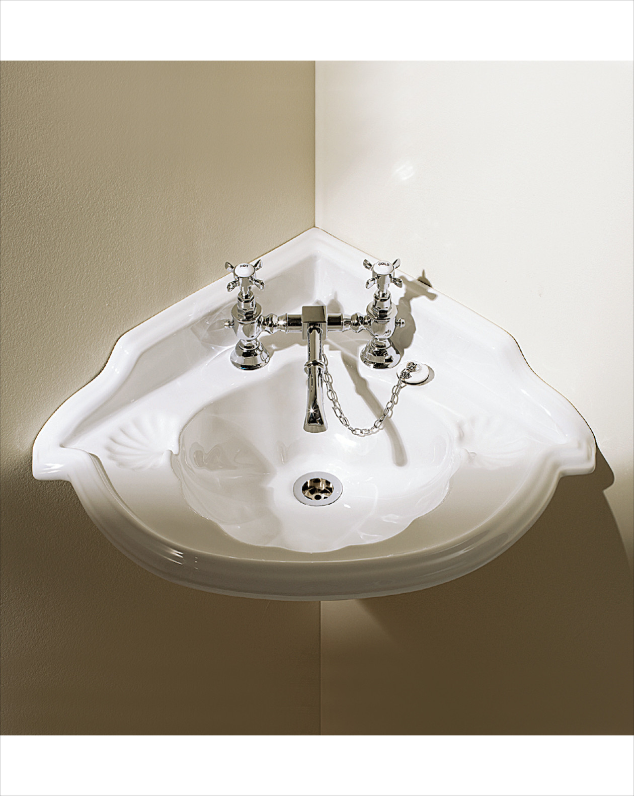 LAOXF Подвесная раковина настенная овальная Devon&Devon  белая  - Вид №1