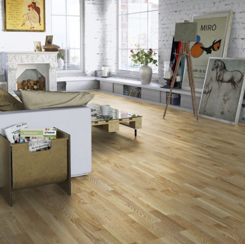 Паркетная доска Tarkett Дуб айвори браш 3100200004 - Вид №2