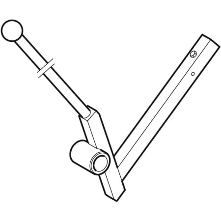 359.673.00.1 Рычаг сварочной плиты Geberit для сварочного аппарата Universal для сварочной плиты KSS-315 Geberit  - Вид №1