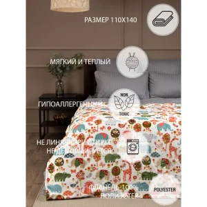 93764671 Плед TexRepublic Absolute Flannel 110x140см Фланель 8695 STLM-1042007