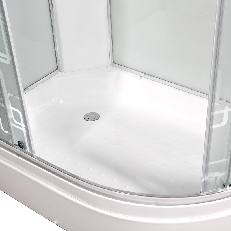 Душевое ограждение С 09 Душевое ограждение DETO Серия С ЕМ2712 L  N с гидромассажем (гм.) - Вид №2