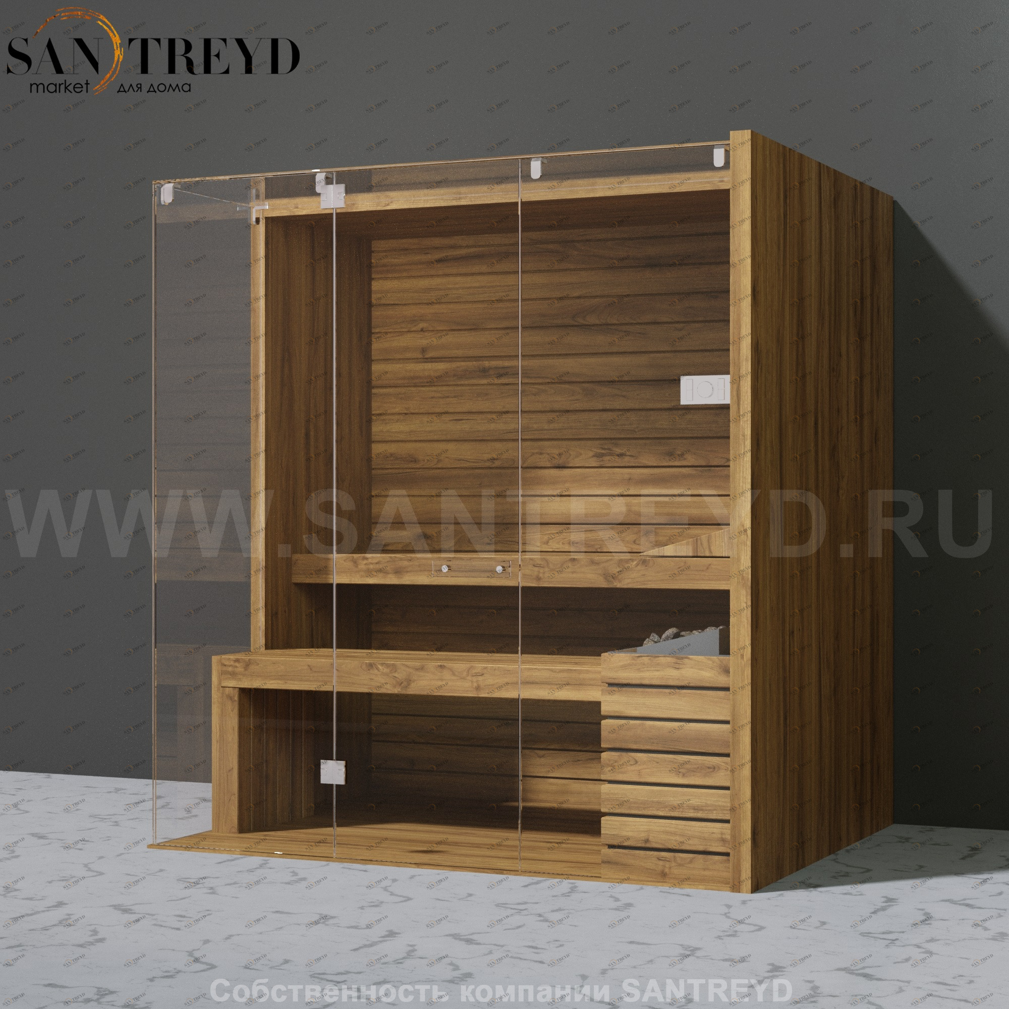 Effegibi SKY CORNER 60 SA55410020 Сауна. Мощность: 6 кВт макс. Размеры: длина 200 см, ширина 150 см. Отделка: осина термообработанная.