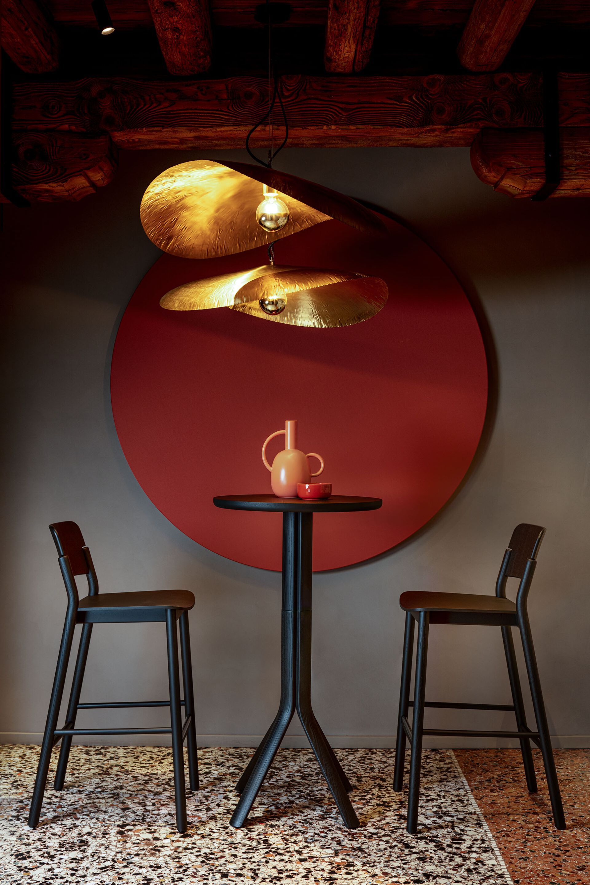 Высокий стул из ясеня с подставкой для ног SIPA ARCH-00124886 - Вид №5