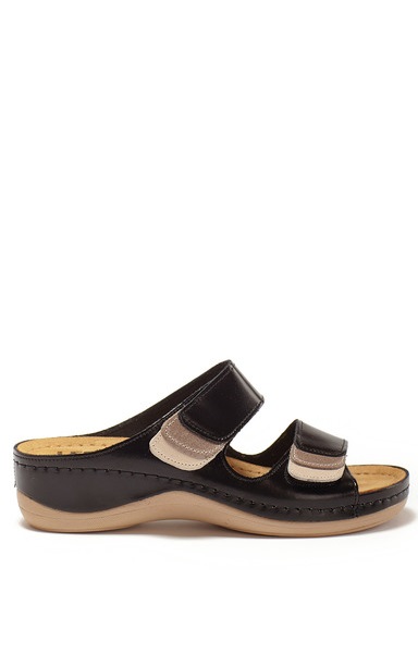 62381 Сандалии "Leon" женские черные LEON  Врач  размер 37  - Вид №3