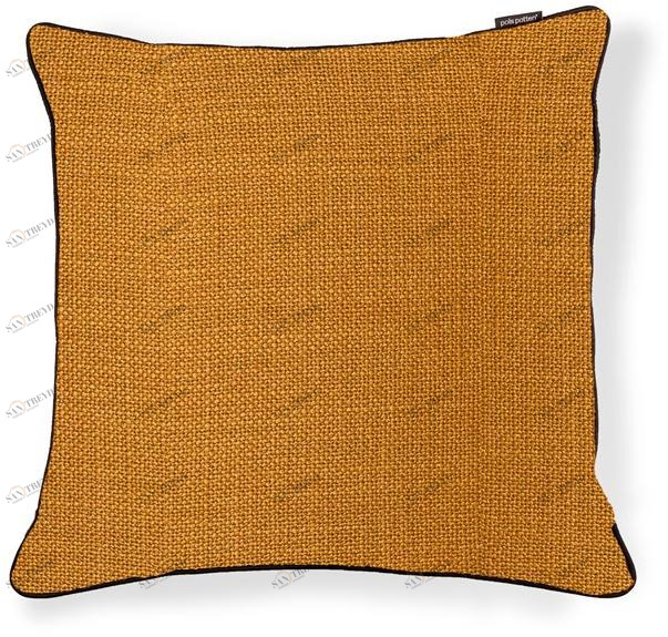 Pols Potten Однотонная квадратная подушка из ткани  555-060-008 