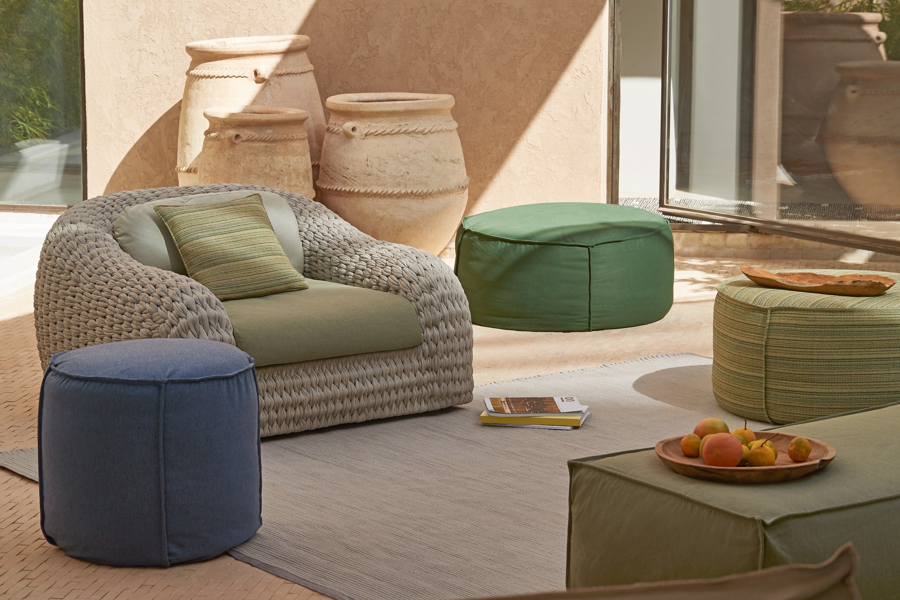 Веревочное садовое кресло с подлокотниками MANUTTI Kobo ARCH-00113555 - Вид №3