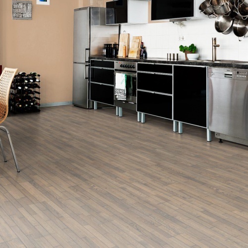 Паркетная доска Haro 4000 Series Top connect Табакко-Серый Терра Ретро структурированный Дуб Рустик с брашью (Текстурированная) 2200х180 мм 532982 - Вид №5