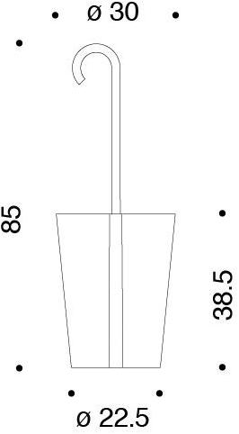 Danese Milano Подставка для зонтов из абс и металла Bincan sun-id-1458963 - Вид №4