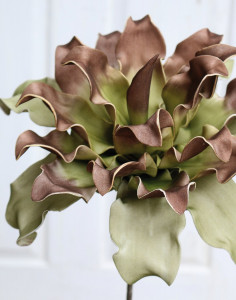7898 608 a3 Искусственный протея мягкий цветок, 38 см, коричнево-зеленый H-andreas
