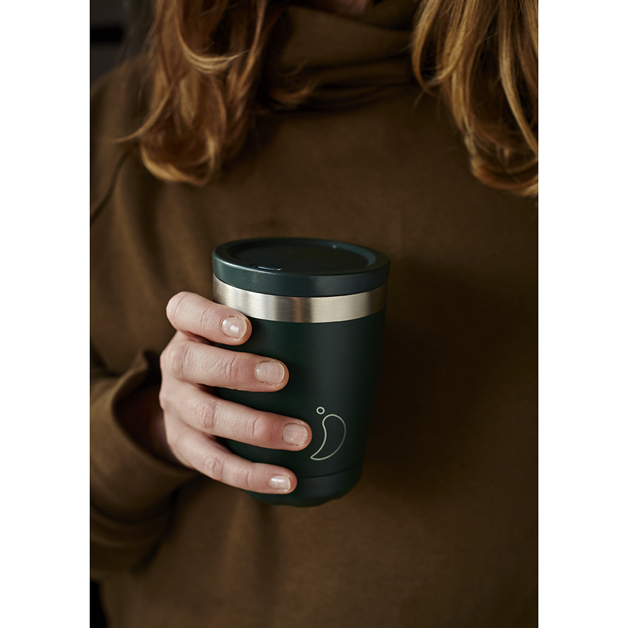 C340MOBLK Термокружка coffee cup, 340 мл, черная матовая Chilly's Bottles  - Вид №3