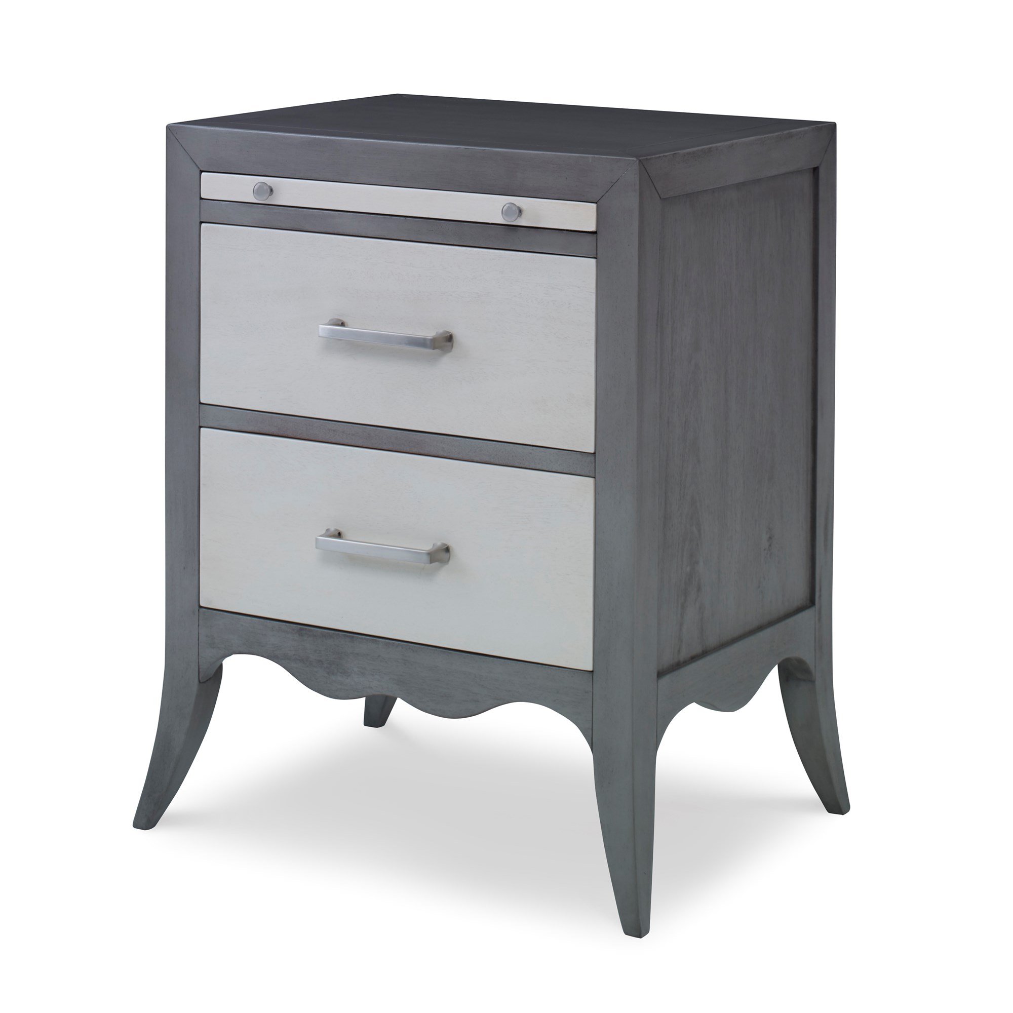 Тумбочка 17592-830-010 Beatrix Nightstand - Ash Grey / Linen Ambella  - Вид №1