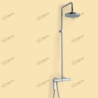 3888/P320 1 TOOL Душевая стойка с ручным душем и тропическим душем цвет хром Mamoli 38135