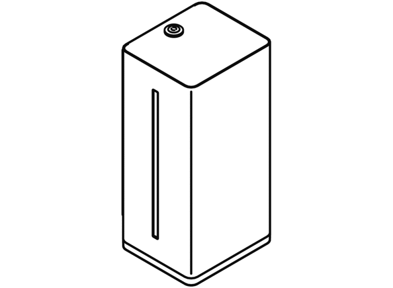 950.06.135 Сенсорный электронный дозатор дезинфицирующего средства HEWI Berührungslose Spender  - Вид №3