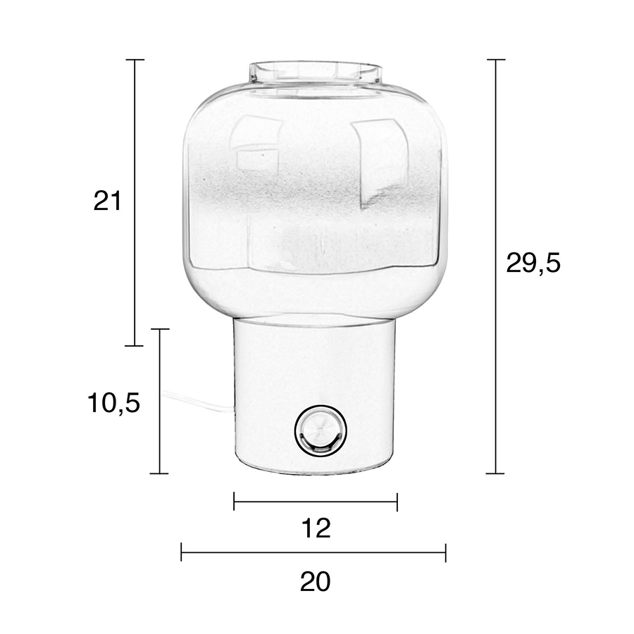 Светильник настольный Moody, белый Zuiver 5200040 - Вид №6
