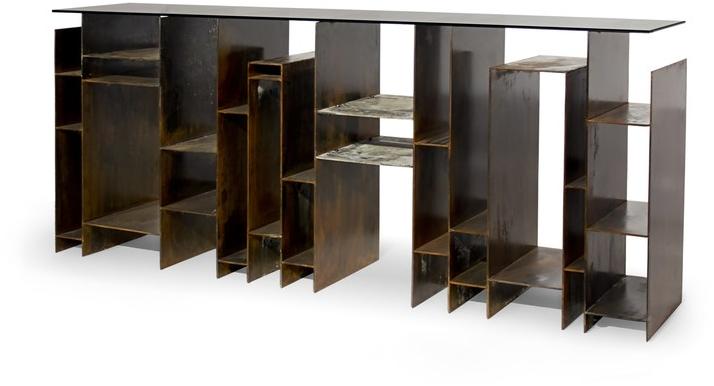 BRABBU Прямоугольная консоль из дуба sun-id-1462230 - Вид №1