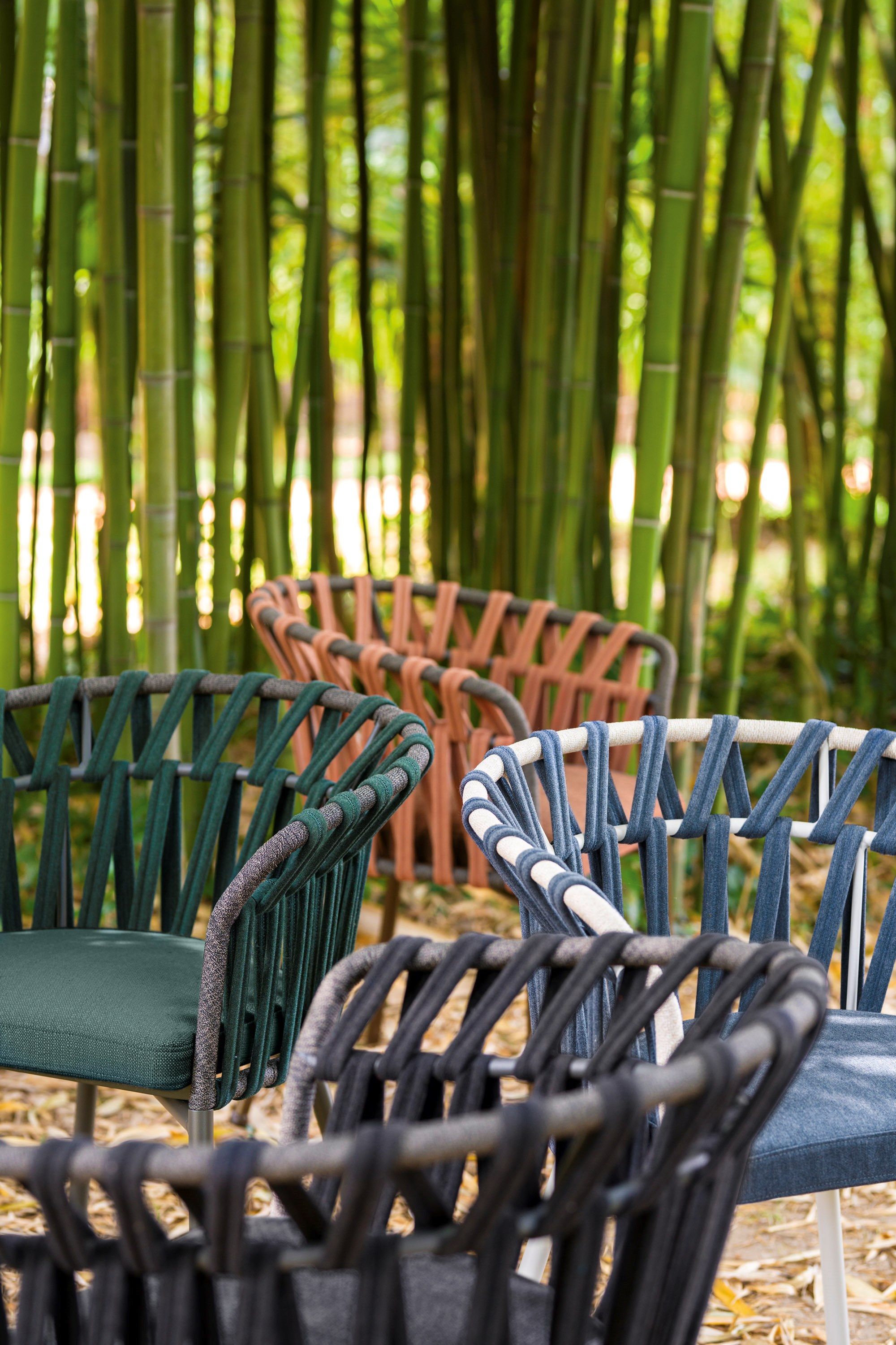 Алюминиевый стул с порошковым покрытием с подлокотниками Varaschin Emma Cross ARCH-00084415 - Вид №13