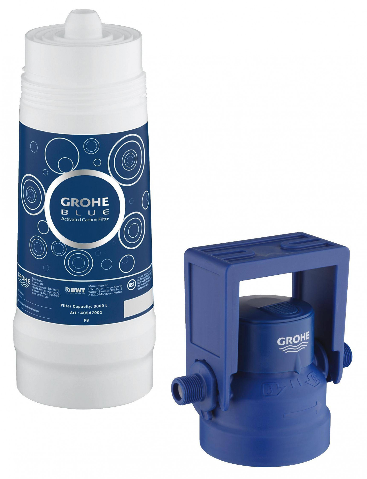 4054700X Фильтр сменный для водных систем Grohe GROHE Blue