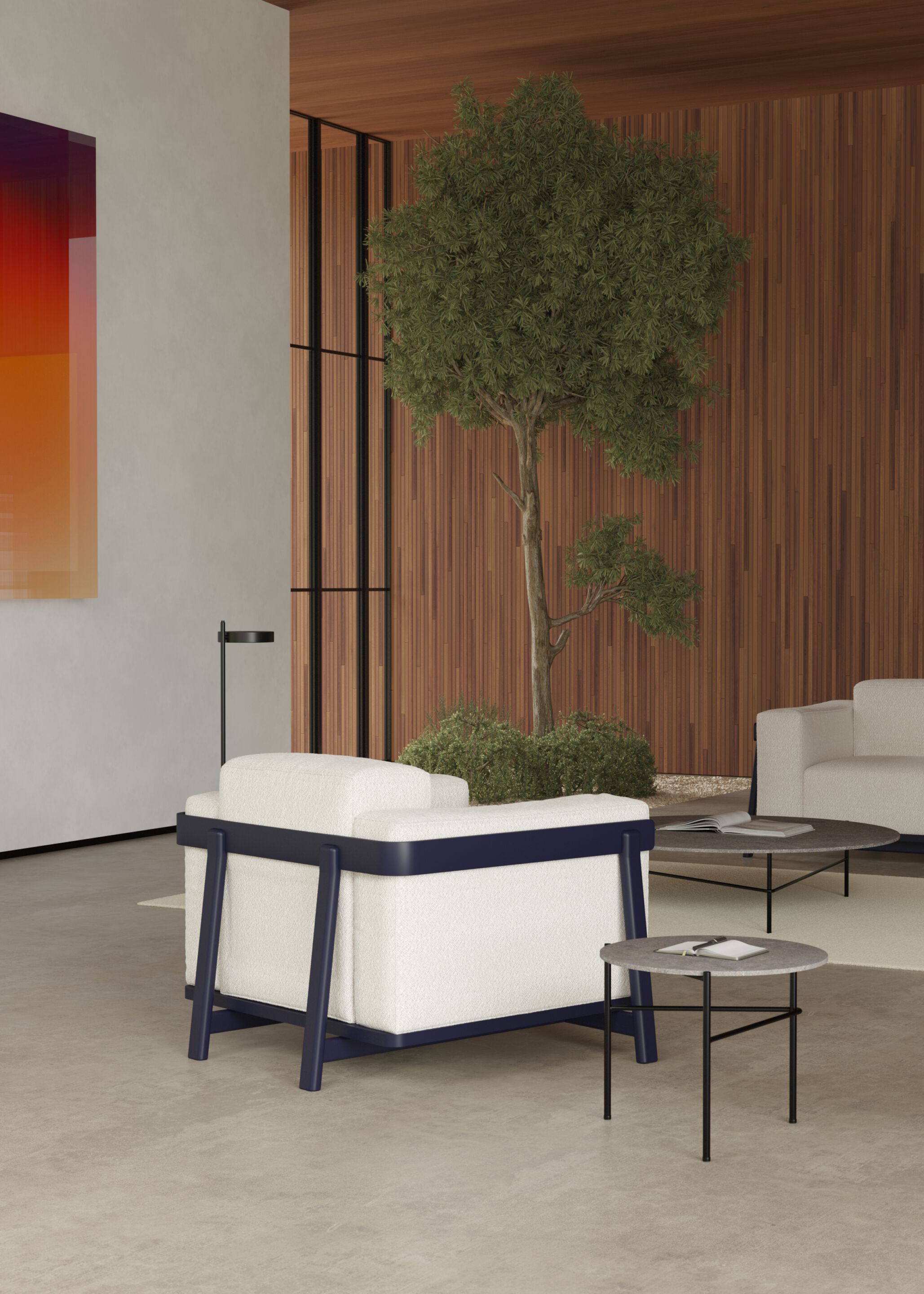 Тканевое кресло с подлокотниками Omelette Editions масала ARCH-00083986 - Вид №4