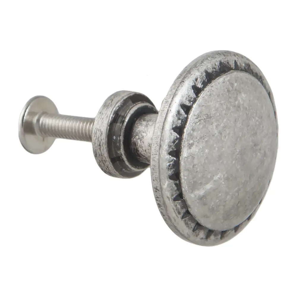 Мебельная ручка-кнопка RC407BAZ.4 металл цвет глянцевый хром BOYARD STLM-2111155 - Вид №1