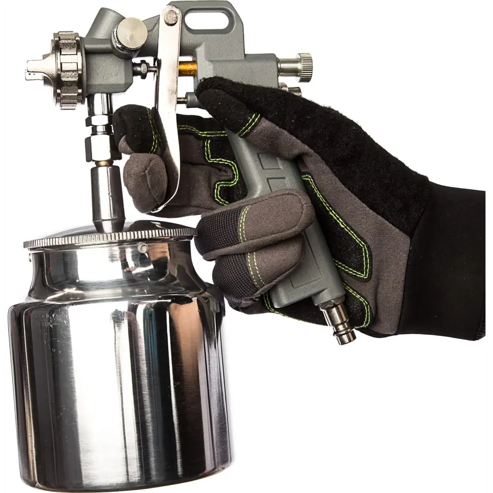 Краскопульт пневматический Pegas Pneumatic PGS-2706 нижний бак 225 л/мин 0.75 л STLM-2090357 - Вид №4