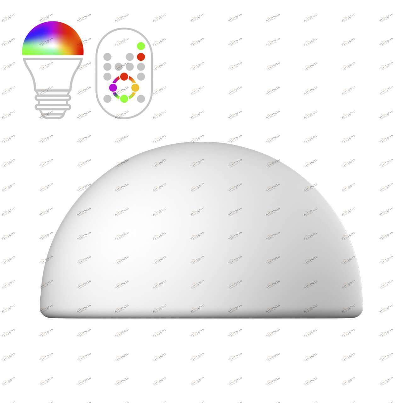 Напольно-настольный светильник m3light Semisphere 21362540 M3LIGHT  313701 Белый 