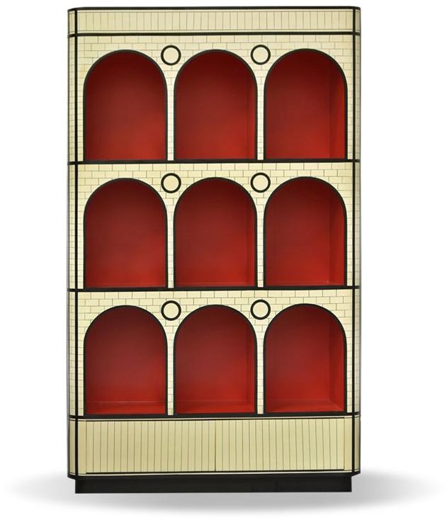 Scarlet Splendour Самонесущий открытый книжный шкаф Vanilla noir sun-id-1491606 - Вид №2