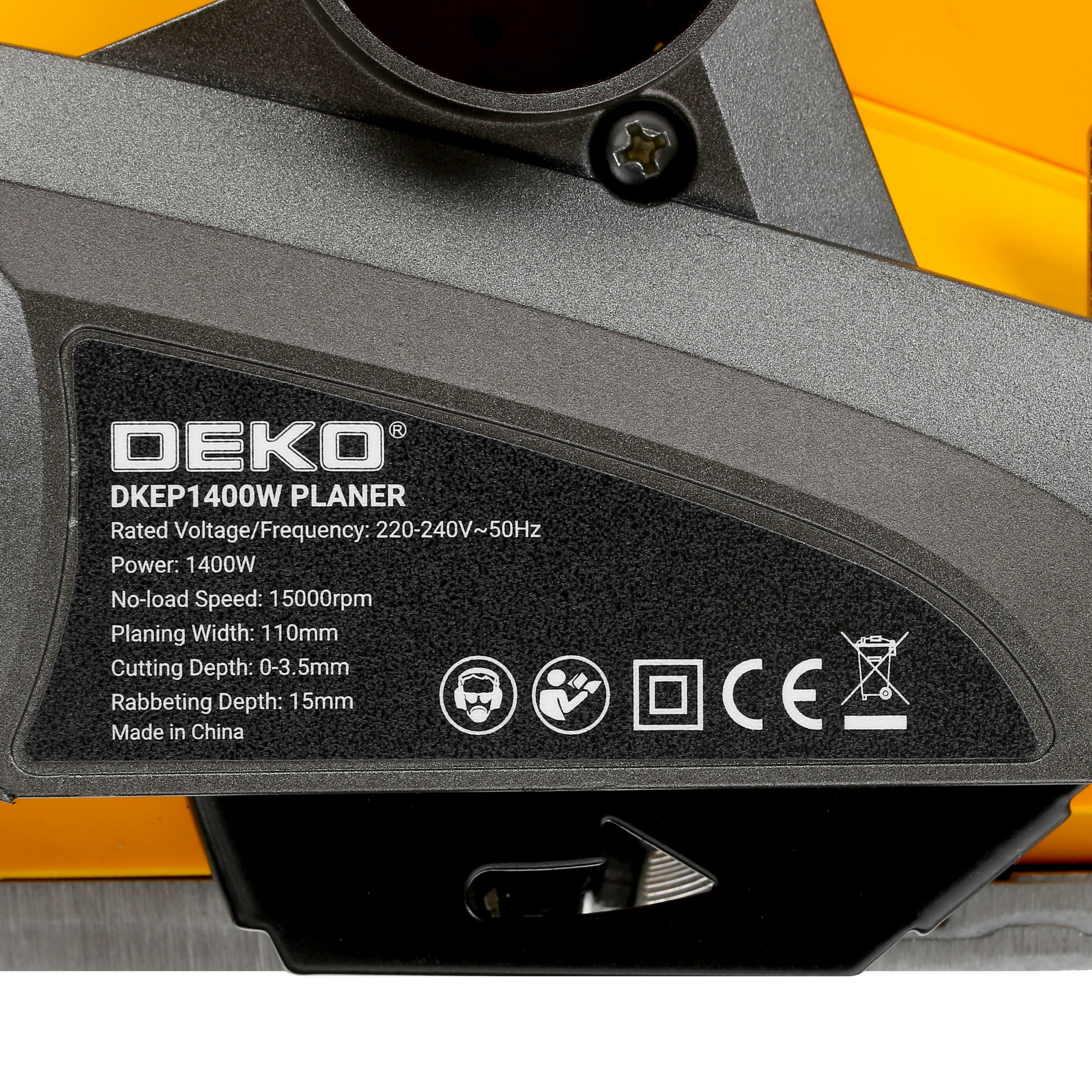 Электрорубанок DEKO DKEP1400W 9020688 STDN-0021439 - Вид №5