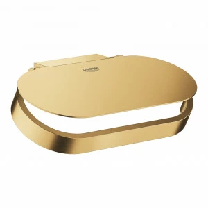 Держатель для туалетной бумаги GROHE Selection, с крышкой, холодный рассвет матовый (41069GN0)