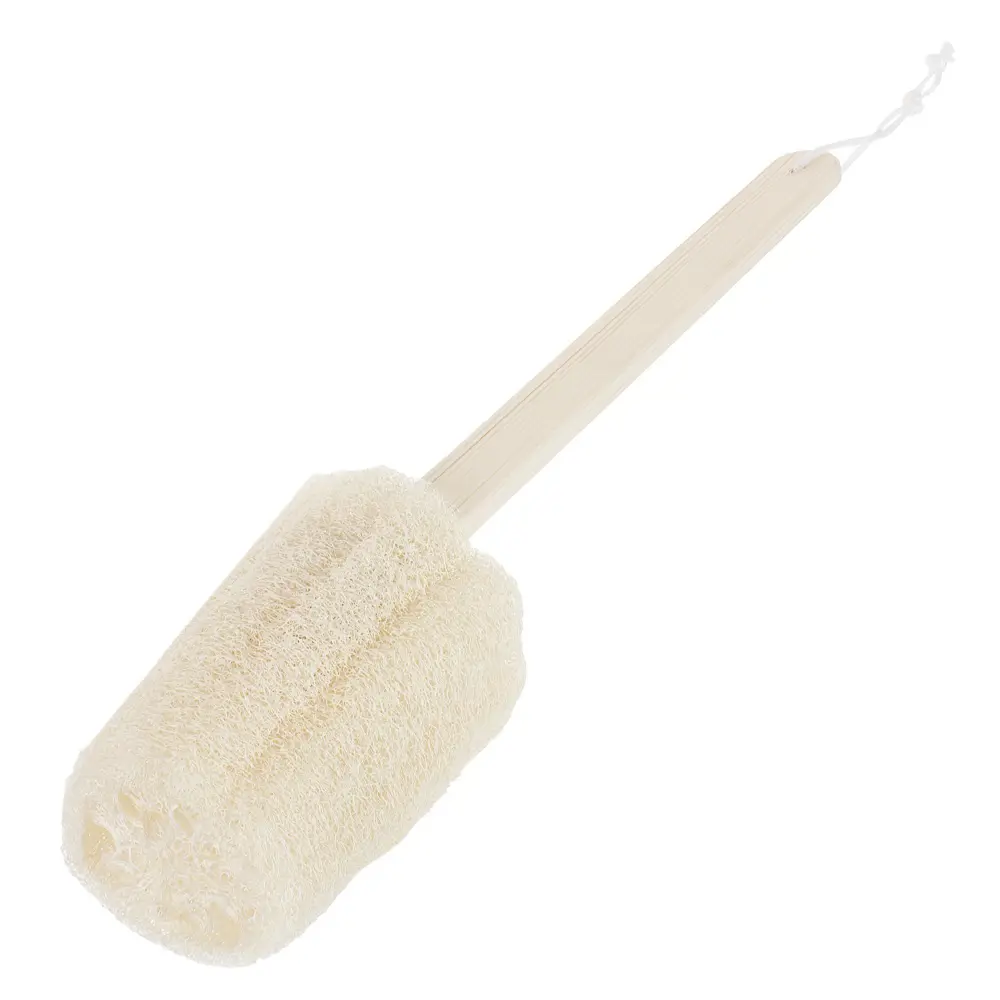 Мочалка для бани с деревянными ручками люфа PROFFI SAUNA STLM-2163661