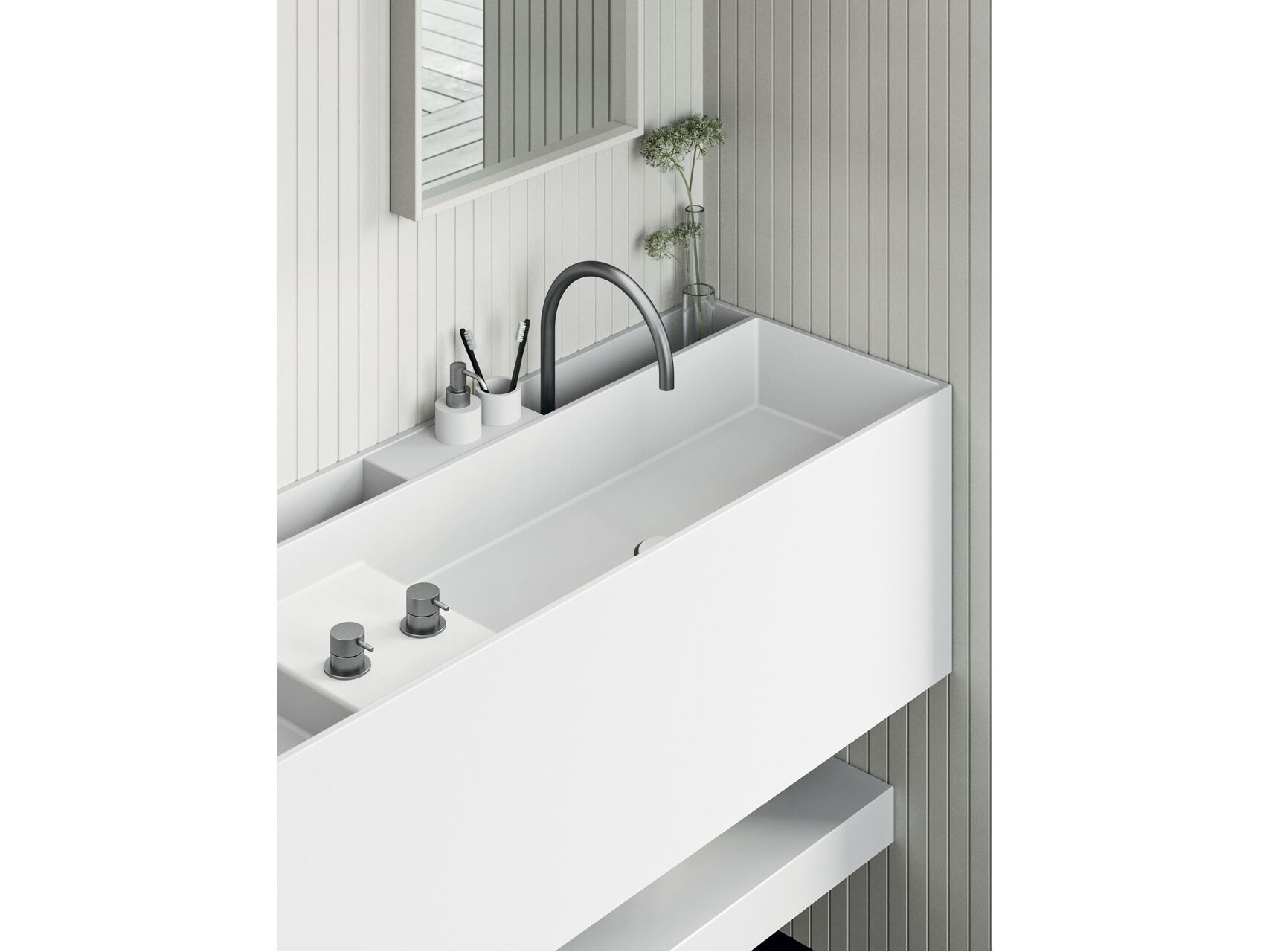 Подвесная раковина Corian® Rexa уникальный ARCH-00113113