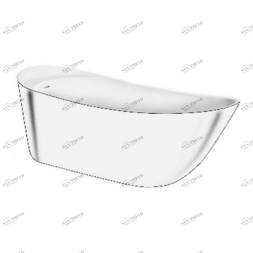 Ванна акриловая отдельностоящая White Star Lagard MINOTTI lgd-mnt-ws