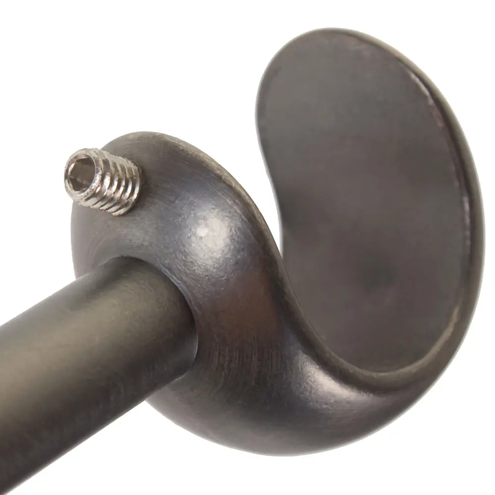 Держатель однорядный открытый 18 см цвет титан ORBIS STLM-2136046 - Вид №2