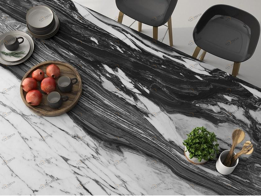 Arklam Рабочая поверхность для кухни / керамическое покрытие под мрамор 12 & 6 mm sun-id-1374898