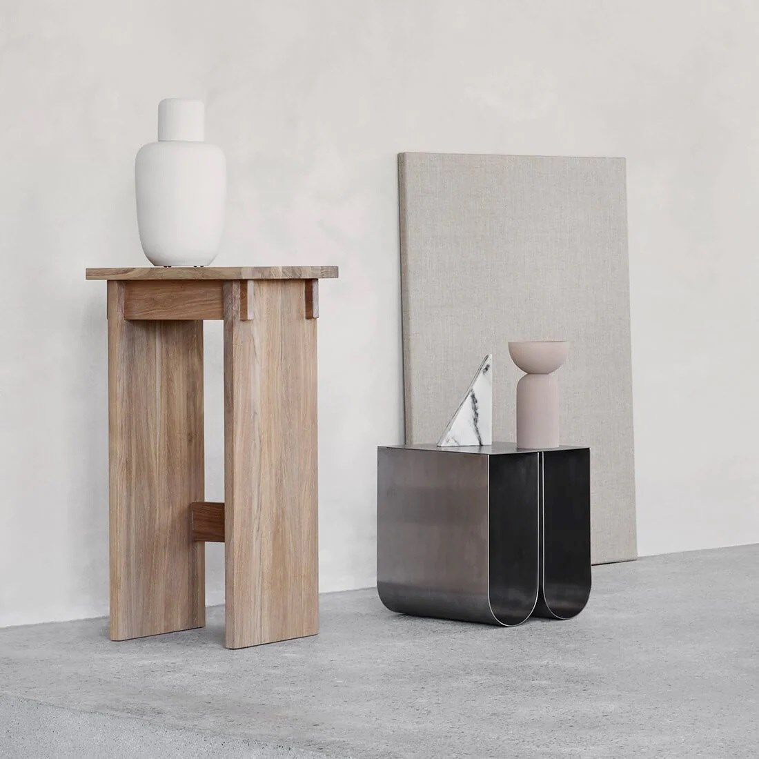 Стальной журнальный столик с журнальным столиком Kristina Dam Studio Curved ARCH-00056926 - Вид №3