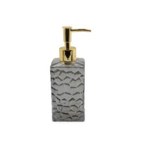 Дозатор для жидкого мыла PROFFI HOME Bubbles в сером цвете 89381153