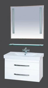 Тумба Эмилия-75 подвесная  с раков. мебельн. MISTY-75