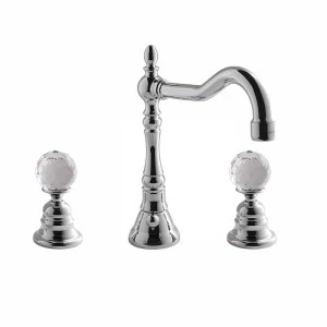 F5081C Смеситель на раковину на 3 отверстия с вращающимся изливом FIMA CARLO FRATTINI Elizabeth Chic