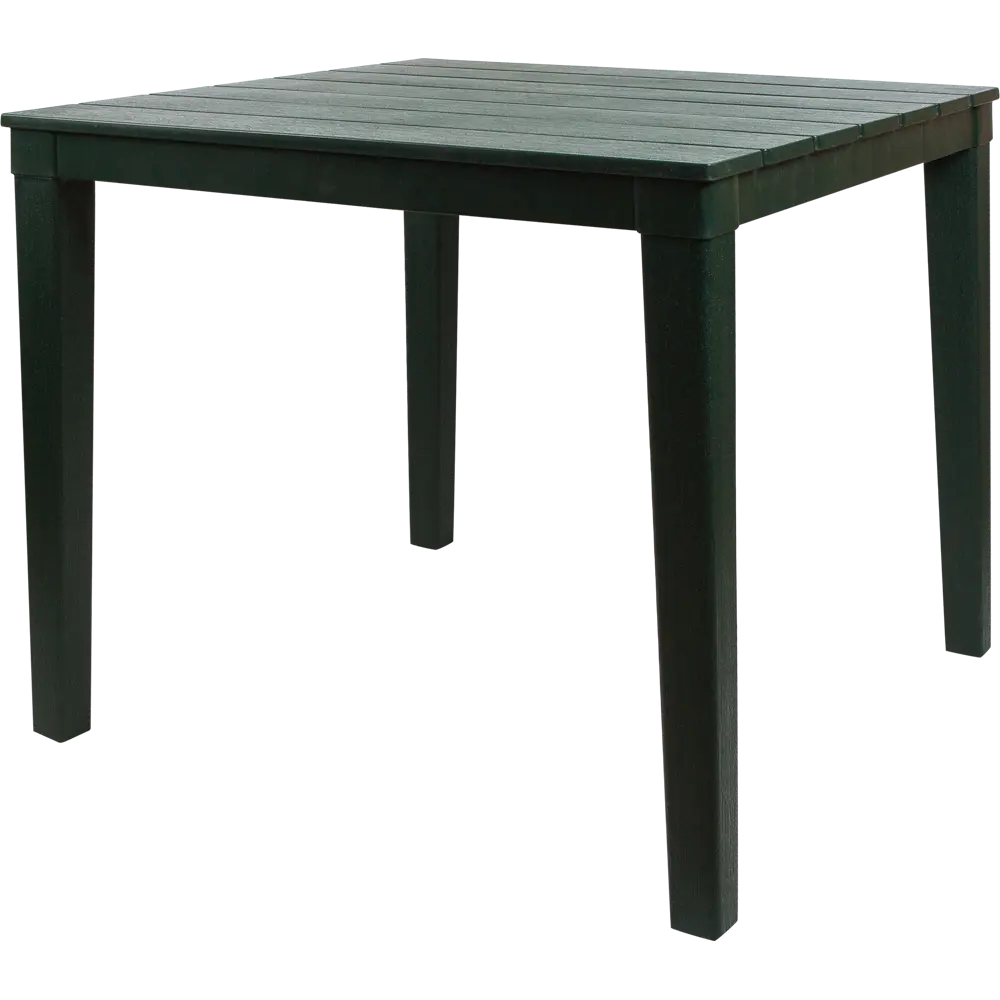 Стол садовый квадратный «Прованс», 83х83х82 см, цвет тёмно-зелёный ЭЛЛАСТИК-ПЛАСТ STLM-2027199